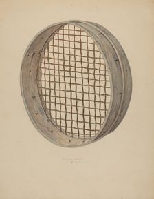 Lead Miner's Screen, 1940. Creator: Frank Volem