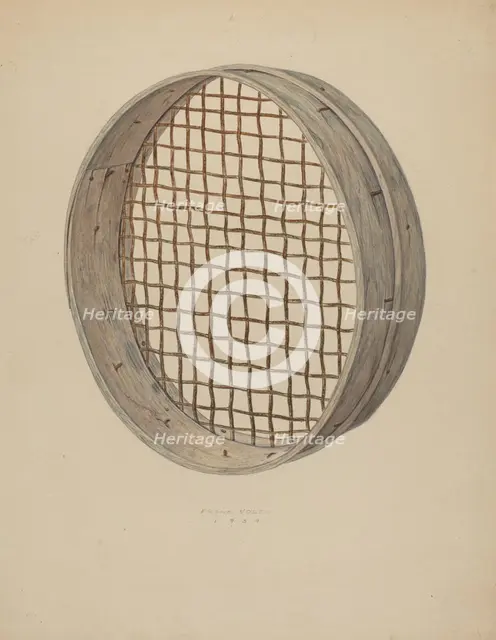 Lead Miner's Screen, 1940. Creator: Frank Volem.