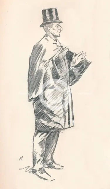 Lead pencil sketch by Phil May, c19th century (1903-1904). Artist: Philip William May.