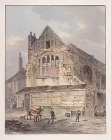 Leadenhall Chapel, London, c1810. Artist: George Shepherd