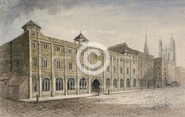 Leadenhall, City of London, 1785. Artist: John Carter