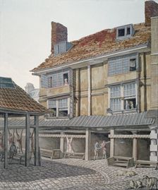 Leadenhall Market, City of London, 1814. Artist: Robert Blemmell Schnebbelie