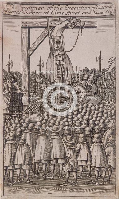 Leadenhall Street, London, (1664?) Artist: Anon