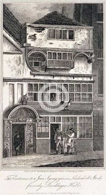 Leadenhall Street, London, 1811. Artist: Anon