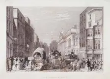 Leadenhall Street, London, c1837. Artist: J Hopkins