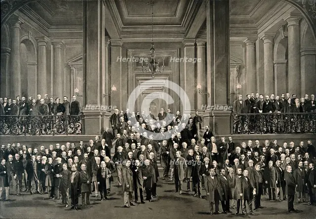 Leaders in medicine and surgery, 19th century. Creator: Unknown.