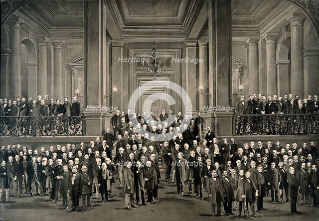 Leaders in medicine and surgery, 19th century. Creator: Unknown.