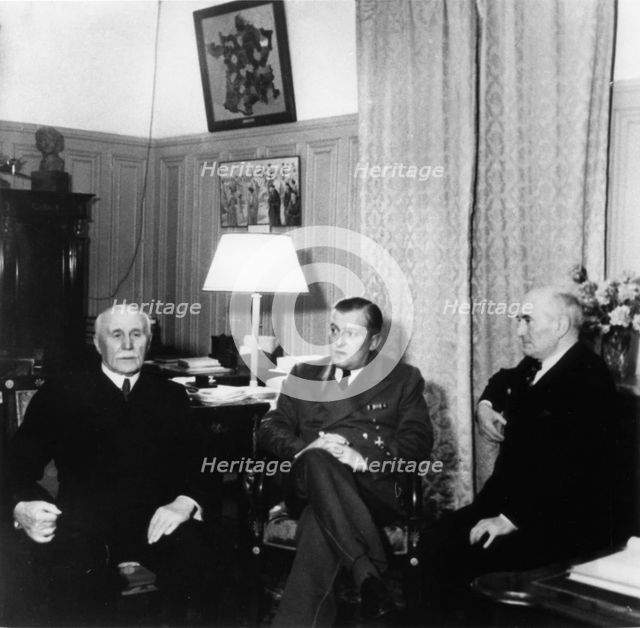 Leaders of Vichy France, c1941-1942. Artist: Unknown