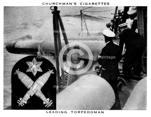 Leading Torpedoman, 1937.Artist: WA & AC Churchman