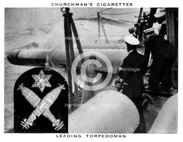 Leading Torpedoman, 1937.Artist: WA & AC Churchman