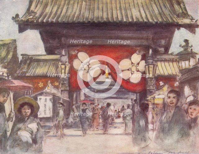 'Leading to the Temple', c1887, (1901). Artist: Mortimer L Menpes.