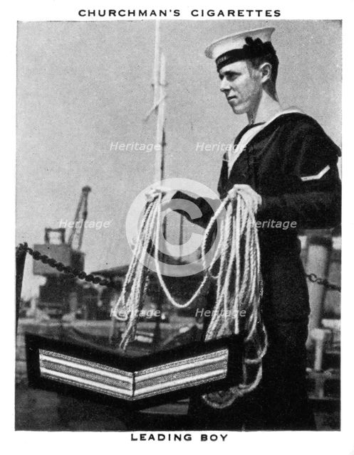 Leading Boy, 1937.Artist: WA & AC Churchman