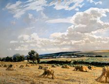 Leading - East Linton, 1905. Creator: Robert Noble