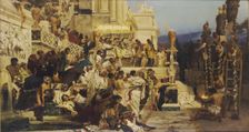 Leading Light of Christianity. Nero’s Torches, 1882. Artist: Siemiradzki, Henryk (1843-1902)