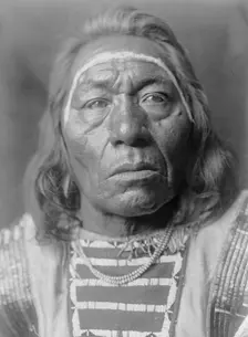 Leads the Wolf, c1908. Creator: Edward Sheriff Curtis