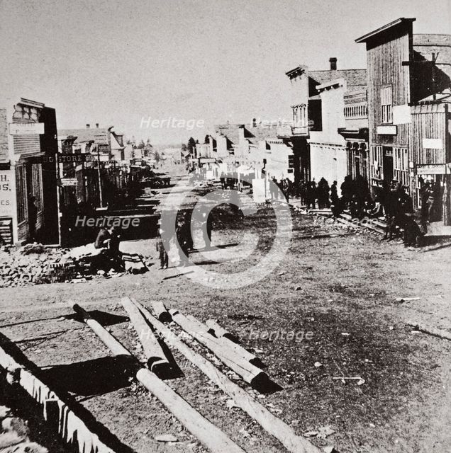 Leadville, Colorado, USA, 1870s.  Creator: Unknown.