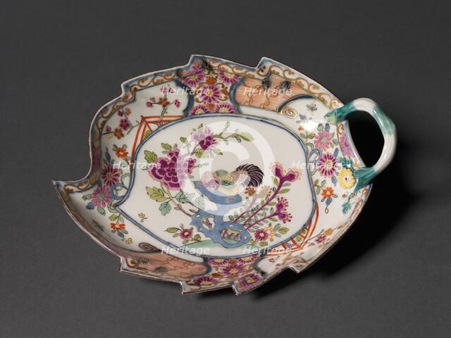 Leaf Dish, c. 1735. Creator: Meissen Porcelain Factory (German); Johann David Kretschmar (German), possibly by.