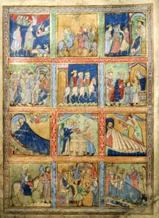 Leaf for a Psalter, Canterbury Christ Church, c1155-1160