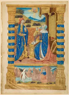 Leaf from a Book of Hours, about 1500. Creator: Unknown