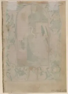 Leaf from a Book of Hours: Blank (verso), 1470s. Creator: Unknown