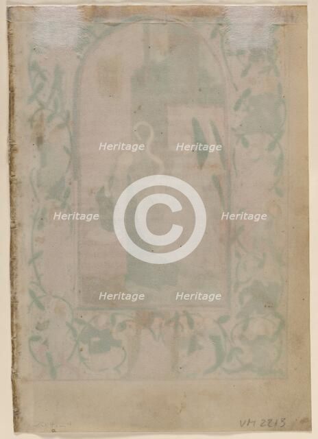 Leaf from a Book of Hours: Blank (verso), 1470s. Creator: Unknown.