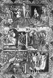 Leaf from a Bible. Winchester c1160-1170, (1930)