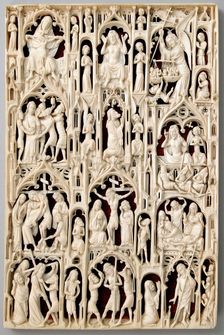 Leaf from a Diptych, British or French (?), 15th century (?). Creator: Unknown