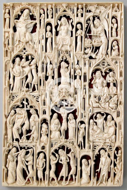 Leaf from a Diptych, British or French (?), 15th century (?). Creator: Unknown.
