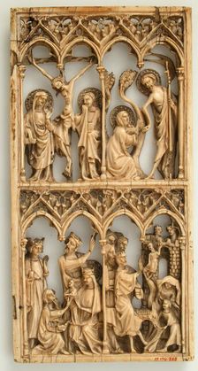 Leaf from a Diptych, French (?), 14th century. Creator: Unknown