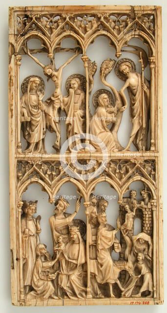 Leaf from a Diptych, French (?), 14th century. Creator: Unknown.