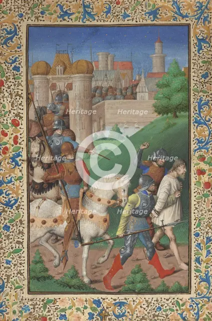 Leaf from a Manuscript, about 1460-1470. Creator: Francois Fouquet.