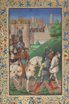Leaf from a Manuscript, about 1460-1470. Creator: Francois Fouquet
