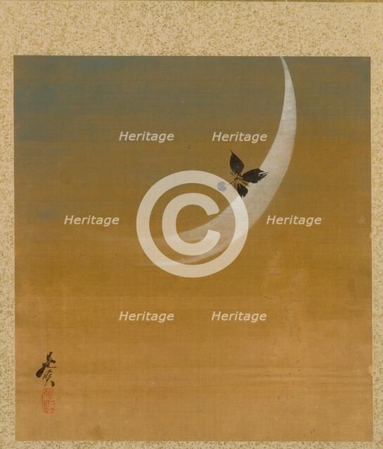 Leaf from Album of Seasonal Themes: Mouse, 1847. Creator: Shibata Zeshin (Japanese, 1807-1891).