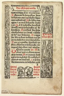 Leaf from Cursus Beate Marie Virginis (The Journey of the Blessed Virgin Mary)...1929. Creators: Unknown, Marcus Reinhard, Wilhelm Ludwig Schreiber