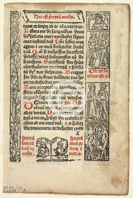Leaf from Cursus Beate Marie Virginis (The Journey of the Blessed Virgin Mary)...1929. Creators: Unknown, Marcus Reinhard, Wilhelm Ludwig Schreiber.