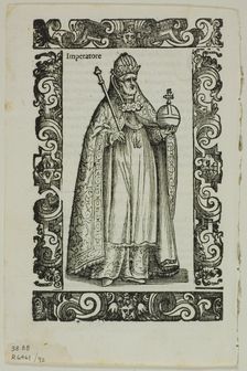 Leaf from Habiti antichi e moderni, plate 92 from Woodcuts from Books of the XVI Century, 1598... Creator: Cesare Vecellio