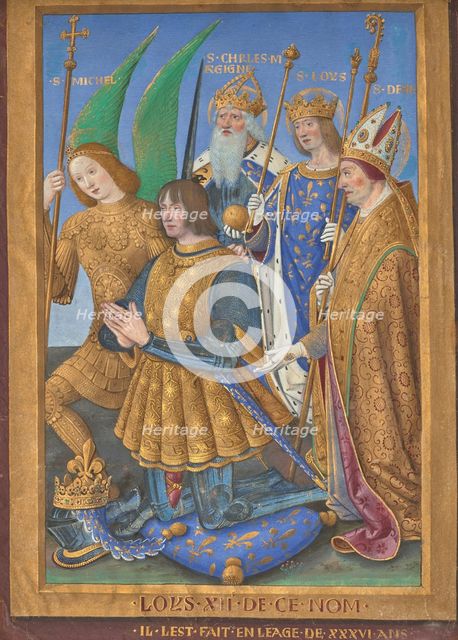 Leaf from the Hours of Louis XII, 1498/1499. Creator: Jean Bourdichon.