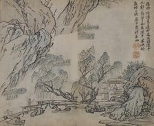 Leaf from the Mustard Seed Garden Manual of Painting (Jieziyuan huazhuan)..., probably 1878 edition. Creator: Wang Gai