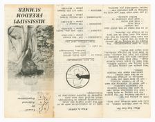 Leaflet for Mississippi Freedom Summer, ca.1964. Creator: Unknown