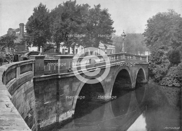 'Leamington Bridge', c1896. Artist: Valentine & Sons.
