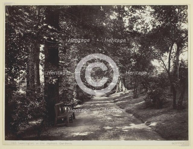 Leamington, in the Jephson Gardens, 1860/94. Creator: Francis Bedford.
