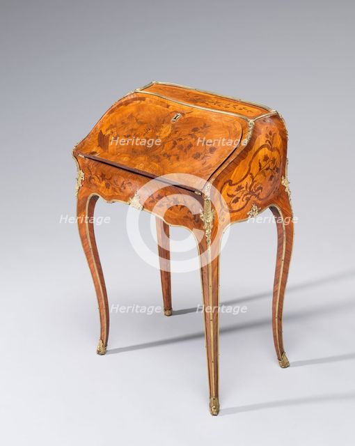 Lean-to Writing Desk (secrétaire en pente), c. 1750. Creator: Bernard van Risenburgh II.