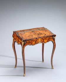 Lean-to Writing Desk (table à abbattant), c. 1750. Creator: Pierre II Migeon