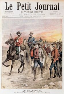 Leander Starr Jameson taken prisoner after the failure of the Jameson Raid, South Africa, 1896