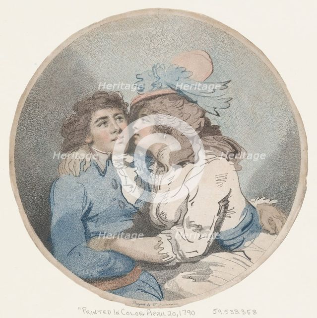 Leap Year, April 20, 1790. Creator: T. Smith.