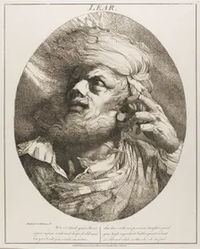 Lear, March 15, 1776 (originally published); published 1809. Creator: John Hamilton Mortimer