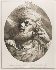 Lear, March 15, 1776 (originally published); published 1809. Creator: John Hamilton Mortimer