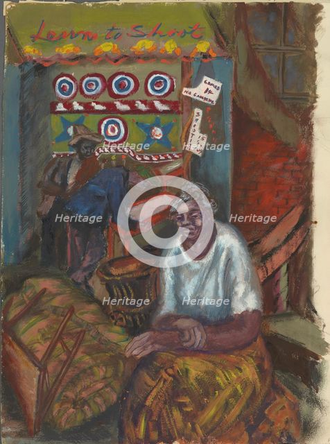 Learn to Shoot, ca.1935 - 1943. Creator: Agnes Hart.