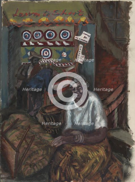 Learn to Shoot, ca.1935 - 1943. Creator: Agnes Hart.