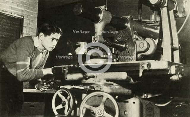 'Learning His Trade', c1948. Creator: Unknown.